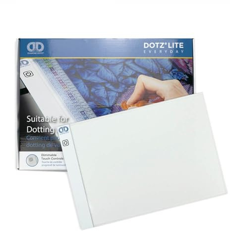 DIAMOND DOTZ Painting Accessory: Dotzlite, assorted, 23.5 x 33 x 0.35cm.