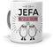 Tazas Única Jefa | Taza A la Jefa no se le tocan los …| Regalos Originales Día de la Madre | Frase y Taza Divertida | Ahórrate envolverlo| Cerámica 350 ML