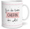 OWLBOOK® Geschenke für Chefin Beste Chefin Tasse mit Spruch Geschenke Geschenkideen Chefin zum Geburtstag Keramik 300 ml
