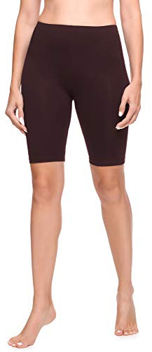 Ladeheid Damen Leggings LA40-131 (Braun, XL)
