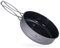 Boundless Voyage Titanium Frying Pan Plate Dish with Folding Handle Ultra-light Camping Picnic Skillet Griddle Tableware Titanium Non-stick Pan Ti2062C(small)