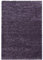 Teppium Moderner Hochflor Teppich Läufer Flur 80 x 150 cm Violett - Shaggy Flauschiger Teppich, Extra Weich, Pflegeleicht - Ideal als Bettvorleger Schlafzimmer, Küchenläufer, Wohnzimmerteppich