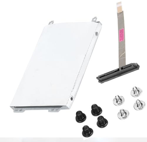 Dpofirs 2.5 SATA HDD/SSD Mounting Bracket, HDD Tray Bracket Hard Drive Holder with Hard Drive Cable for L340‑15IWL/L340‑15IRH/L340‑15API