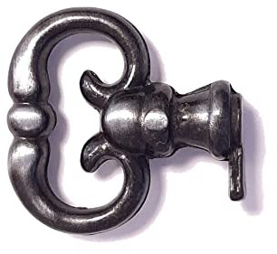 cyclingcolors fausse clé de serrure meuble ancien décoration rustique vintage clef zamak (vieux fer)