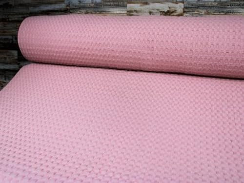WAFFELSTOFF Baumwolle Stoff Meterware 240 cm Breite und Länge ab 50 cm WF001 (Muster 1)