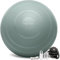 YOTTOY Anti-Burst Exercise Ball for Working Out, Yoga Ball for Pregnancy,Extra Thick Workout Ball for Physical Therapy,Stability Ball for Ball Chair Fitness with Pump (Green, 30IN/68-75cm)
