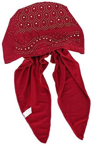 KBOPLEMQ Gebetskleidung für Frauen Turban Kappen Hijab Kopftuch Kopfbedeckung Haartuch Frauen Knot Boho Turban Hut Mütze Kopfwickel Schlafmütze, Islamische Kopfbedeckung Halstuch Beanie Cap