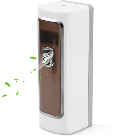 iFCOW Automatischer Lufterfrischer-Sprühspender Wandmontiert LCD Programmierbar Lufterfrischer Spray Schreibtisch Parfüm Spray Spender für Schlafzimmer Badezimmer