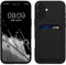 kwmobile Case Compatible with Apple iPhone 16 Plus Case - TPU Phone Cover with Credit Card Holder - Black
