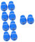 KOMBIUDA 5 Auf Stelzen Balancieren Stepper- Für Kinder Sprungschuhe Eimerstelzen Für Kinder Eimer Ausgleichen Kinder Balancieren Stelzen Für Das Training Blue Plastik