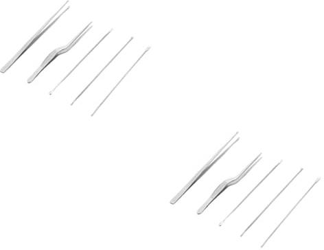 Baluue 2 Juegos Juego De Selección De Orejas Earwax Remover Limpieza De Oídos Recogedor De Cera Del Oído Removedor De Cera Del Oído Herramienta Para Eliminar La Cera Del Oído 5 Piezas * 2