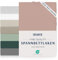 Dreamzie Drap Housse 120x200 Bonnet 35 cm pour Matelas Épais - 100% Microfibre - Rose Clair, Certifié sans Produits Chimiques (Oeko TEX), Drap Housse avec Élastique Complet