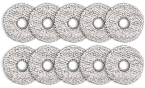 (10 pièces) T30S Serpillères pour ECOVACS DEEBOT T30 Pro Max/ T30 Pro Omni/ T30S Combo/ X5 Pro Omni/ X2 Omni/ X2 Pro/ T20 Omni/ X1 Omni/ X1 PRO Omni/ X1 PLUS/ T10 Omni/ T10 Turbo/Yeedi M12 Pro+