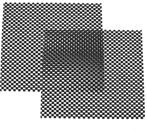 2Pcs Non Slip Dashboard Mat - 19x17cm Universal PVC Anti-Slip Grip Pad for Car Interior, Phone, Glasses, Keys - Black Auto Accessories Gadgets