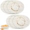 Wanmu 6 Pcs Banneton Basket Liner, 10 Inch Round Bread Proofing Basket Cloth Liner, Baking Dough Baskets Cover for Oval & Round Banneton Baskets, Bread Baking Supplies for Home Bakery