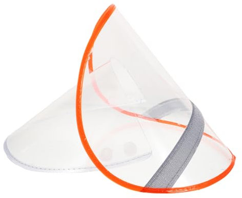 minkissy Cappellino Antipioggia Trasparente con Visiera Rimovibile per Leggera per Condizioni