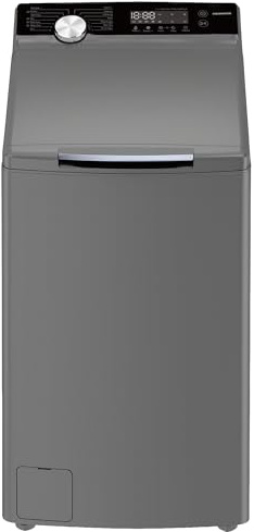 HEINNER HWM-TL8013IVKSA+++ Toplad-Waschmaschine - 8 kg, 1300 U/min, 15 Programme, LED-Display, Wechselrichtermotor, Energieklasse A, 5 Jahre Garantie (Anthrazit)