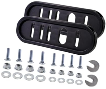 Sharplace Gleitkufenset für Schneeschaufeln, robuste Schneeschaufel-Gleitkufen, Wartungs- und Reparaturteile 490-241-0010 Professionell für 10-Zoll-Schneeschaufeln
