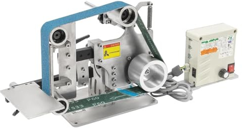 Variable Speed Belt Grinder Sander for Metalworking, Polishing, Sharpening Bench Grinder Tool