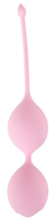 Cuties Double Love Ball Liebeskugeln Silikon 91g Beckenbodentrainer blau (Rose, 17, Zentimeter)