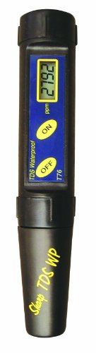 Milwaukee Tester impermeabile TDS/temperatura con elettrodo sostituibile, 0 to 1999 ppm, 1 ppm Resolution, -0.2 percent Accuracy, 1