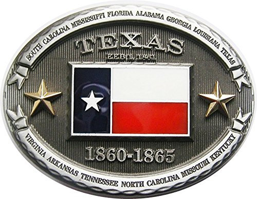 AW-Collection Gürtelschnalle Buckle Gürtelschliesse Flagge Texas Lone Star USA