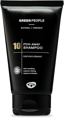 Green People For Men No. 10 Itch Away Shampoo, 150ml | Itch Away Shampoo, For Dry, Itchy Scalp, Silicone and SLS Free, Vegan, Organic and Cruelty Free