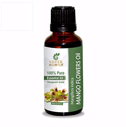 Mango Flowers Oil -(Mangifera Indica)- Essential Oil 100% Pure Natural Undiluted Uncut Therapeutic Grade Oil 0.16 Fl.OZ