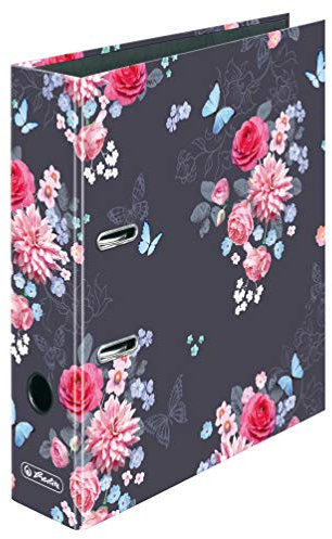 Ordner maX.file A4 Ladylike Flowers, Rückenbreite 8 cm, 1 Stück