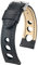 HIRSCH Unisex Uhrenarmband Büffelkalb Modell Rally 20 mm Schwarz/schwarz