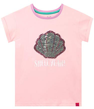 Harry Bear Girls Shell Yeah T-Shirt Reversible Sequins