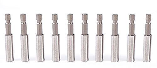 Samfox Prolunga Elettrica Presa per Prolunga Cacciavite Magnetico, Porta Punte da Trapano Utensili Elettrici Esagonali da 1/4, Confezione da 10 Pezzi