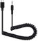 PULUZ 3,5 mm Verlängerungskabel TRRS-Stecker auf Typ-C/USB-C-Stecker, Live-Mikrofon-Audio-Adapter, Federspiralkabel, Typ-C/USB-C-Adapter, kompatibel mit DJI OSMO Pocket, Samsung, Huawei und