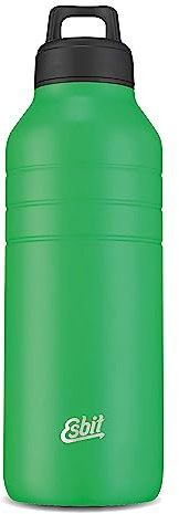 Esbit Trinkflasche Majoris - Edelstahl Trinkflasche mit praktischem Loop Verschluss - 1000 ml in Apple Green