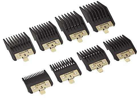 BaByliss PRO BaByliss4Barbers Premium Clipper Guards, Packung mit 8 Schutzfolien (FXPCG)