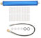 Akozon Separatore Olio e Acqua Filtro Aria Ad Alta Pressione 30mpa Pompa del Compressore D'aria PCP Con 20 Elementi Filtranti Connettore per Tubo di Gonfiaggio