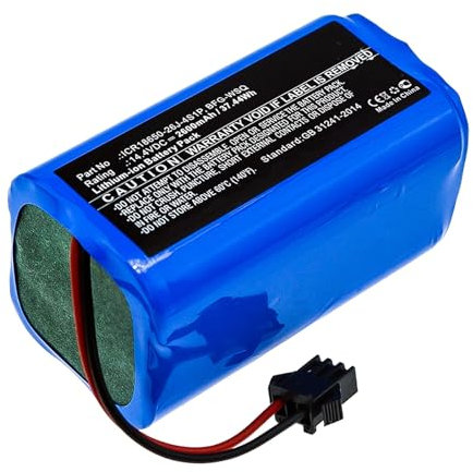 SCESMIA Akku für DEEBOT 600 601 605 710 715 10002265 Deebot N79 N79S DN622 IKHOS S14 S15 Ecovacs Eufy RoboVac 11 11S 11S MAX 12 15C 15T 30 35C 14.4V Li-Ion 2600mAh