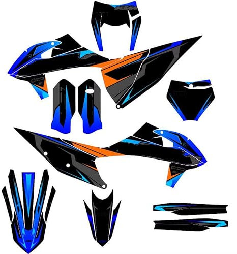 MXP 3M Motorrad-Grafik-Set Aufkleber für KTM 125 150 250 300 350 450 500 525 SX SXF 2019 2020 2021 und EXC XCW 2020 2021 2022 2023 Aufkleber