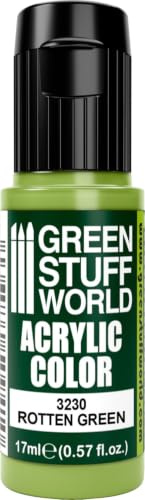 Green Stuff World Maxx Formula Acrylic Color Paint 17ml - Rotten Green