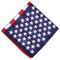 CLISPEED 5St bedrucktes Kopftuch Bandanas für Männer Bandana mit US-Flagge USA amerikanische Flagge catchring bedrucktes Haarband Kopftuch mit amerikanischer Flagge Drucken Schal Sportmütze