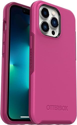 OtterBox iPhone 13 Pro (Only) - Symmetry Series Case - Renaissance Pink - Ultra-Sleek - Wireless Charging Compatible - Raised Edges Protect Camera & Screen - Non-Retail Packaging