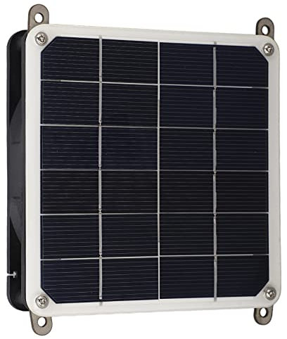Solar Ventilator, Solarpanel-Ventilator-Set Vielseitig Einsetzbar 20 W Leise Einfache Installation für den Außenbereich, Monokristallines Silizium, Solar-Abluftventilator