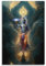YBHF Hinduismus-Poster, Hindu Shiva Krishna, Wandkunstdruck, Retro-ästhetische Raumdekoration, Bürodekoration, 30 x 45 cm, ungerahmt