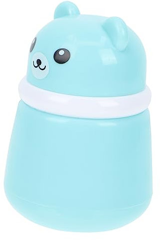 VINTORKY Talkumpuderbehälter Cartoon Bär Groß Kapazität Bpa Frei Körperpuderquaste Behälter Für Reisen Und Heimgebrauch Mit Praktischem Deckel