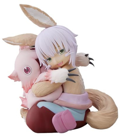 Zhongkaihua Hergestellt im Abgrund: Die goldene Stadt der sengenden Sonne Anime-Figur Nanachi Action-Figur Mitti Q Figur sitzend umarmen Ton Modell Statue Desktop Ornamente