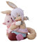 Hergestellt im Abgrund: Die goldene Stadt der sengenden Sonne Anime-Figur Nanachi Action-Figur Mitti Q Figur sitzend umarmen Ton Modell Statue Desktop Ornamente