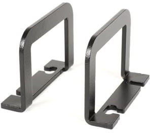 Gepäcköse Gepäckhaken Durchstieg schwarz pulverberschichtet kompatibel mit Vespa PX, Sprint, Rally, T5, PK, V50, PV 125, ET3, VNB