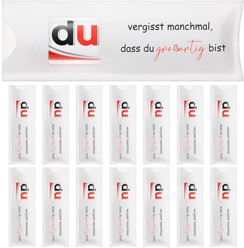 Namalu 15 Stück Motivation Geschenk Kompatibel mit Duplo Schokoriegel für Kollegen Schüler Abschiedsgeschenk Hülle Verpackung aus Filz Inspirierende Danke Geschenke für Frauen Mitarbeiter Lehrer