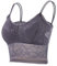 vejtmcc Women's Sports Bra Big Chest Small Running Shockproof Gathering No Ring Sports Bra Large Fitness Yoga Vest Sklavin Outfit Damen (Grey, L)