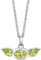 jewelry Niedliche Grogu-Kristall-Anhänger-Halskette mit eingelegten grünen Strasssteinen, baumelnde Halsketten, Filme, Schmuck für Frauen und Mädchen, freie Größe, Edelstahl, kein Edelstein Jewelry